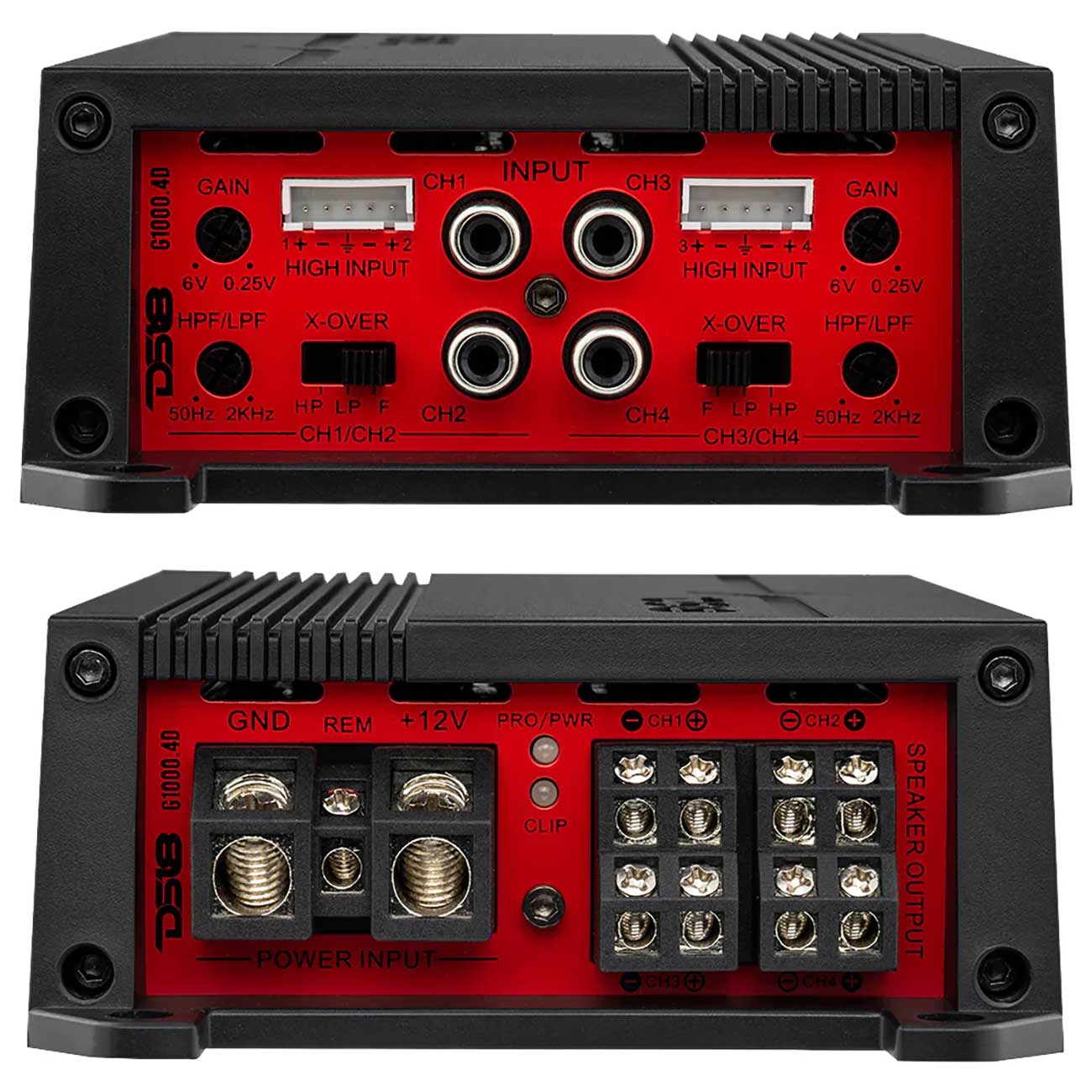 DS18 G10004D 4 Channel Amplifier - 1000W Max Power