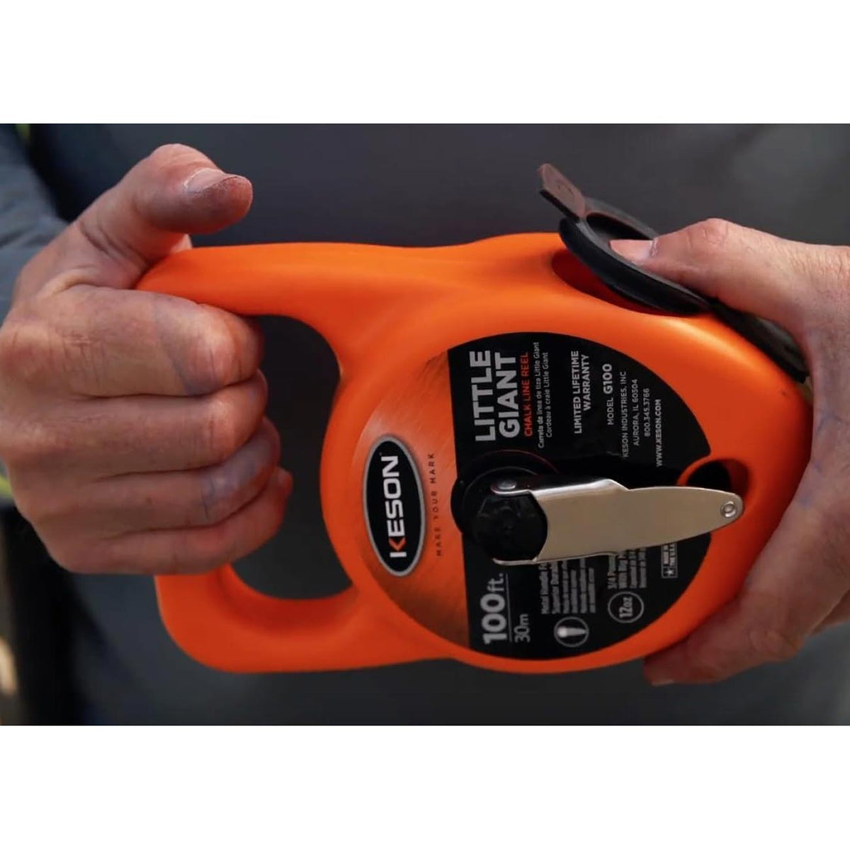 Keson Little Giant 100-Foot Chalk Line Reel