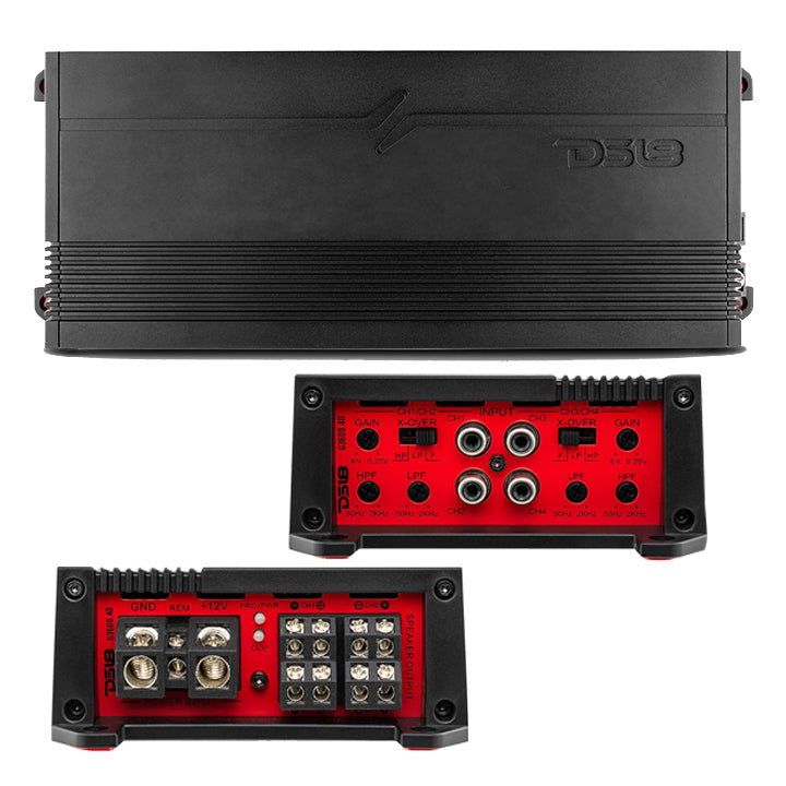 DS18 G36004D 4-Channel Amplifier - 3600W Max Power