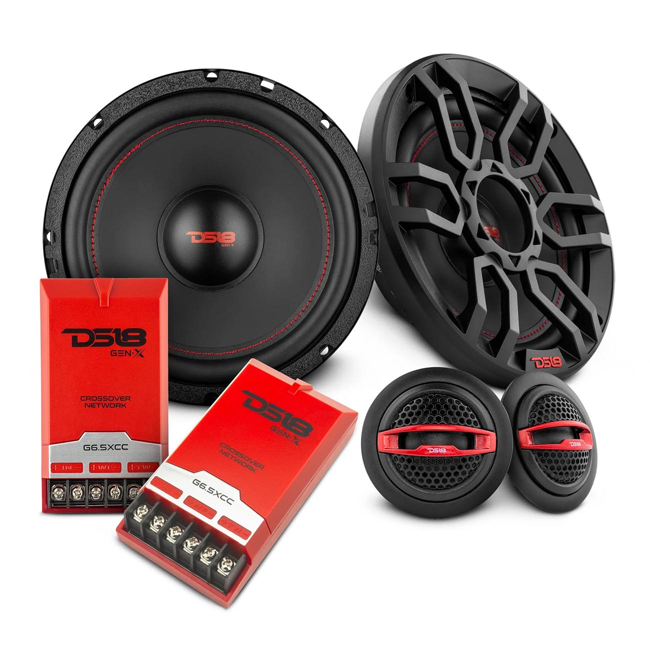 DS18 Gen-X 6.5-inch 2-Way Component Speakers - G65XC