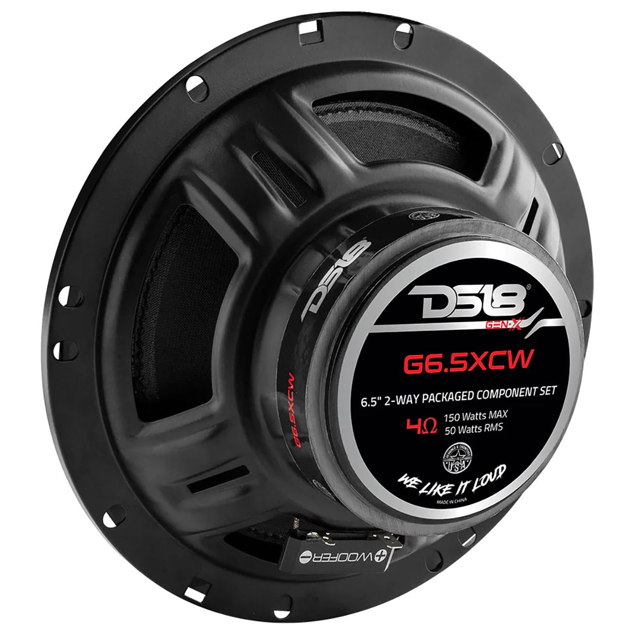 DS18 Gen-X 6.5-inch 2-Way Component Speakers - G65XC