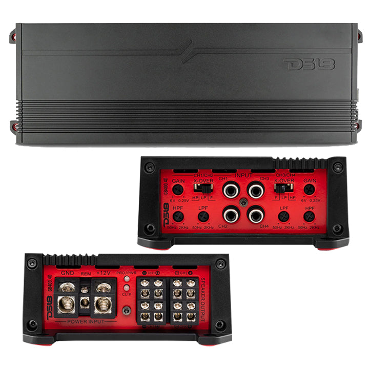 DS18 G84004D 4-Channel Car Amplifier - 8400W Max Power