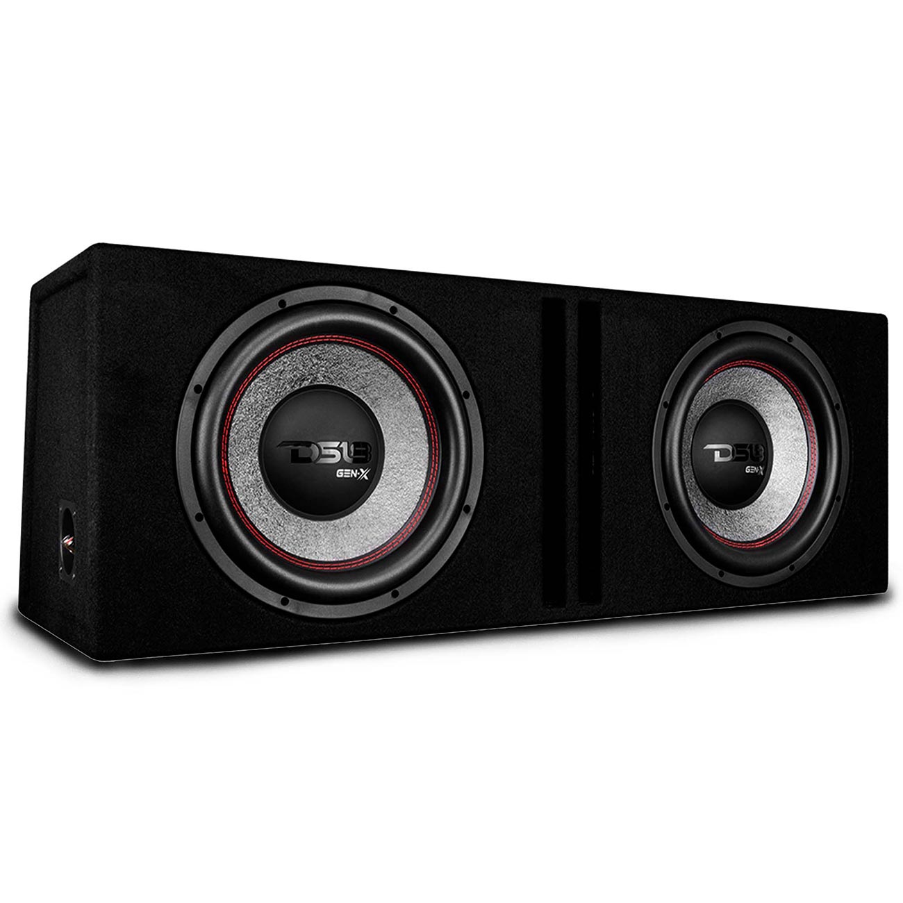 DS18 GENX212LD Dual 12-Inch Subwoofer Ported Enclosure