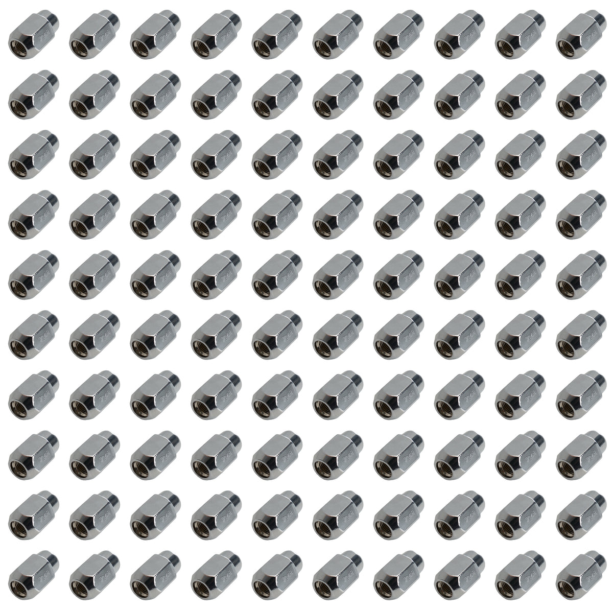 100 Lugnuts 7/16 Acorn 13/16 Hex