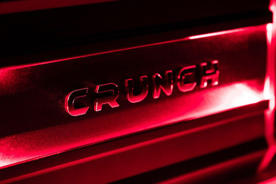 Crunch Ground Pounder 2-Channel Amplifier GP15002 - 1500 Watts RMS at 4 Ohms Bridged, 2 x 750 Watts at 2 Ohms, 2 x 325 Watts at 4 Ohms