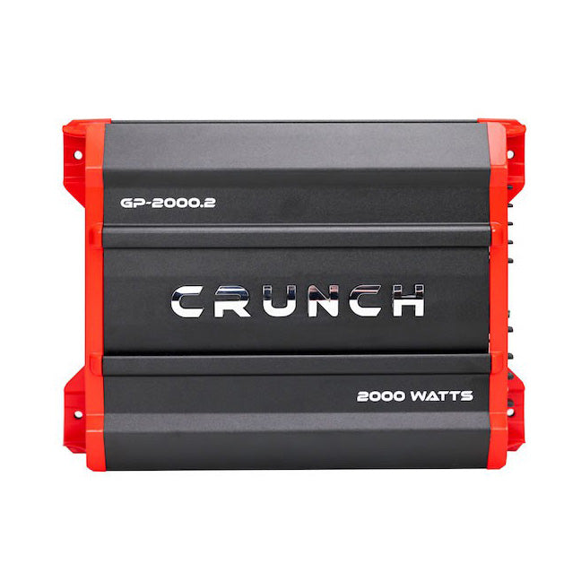 Crunch Ground Pounder 2X500W at 4 Ohms, 2X1000W at 2 Ohms, 2000W Bridged Mono Car Amplifier (Model GP20002)