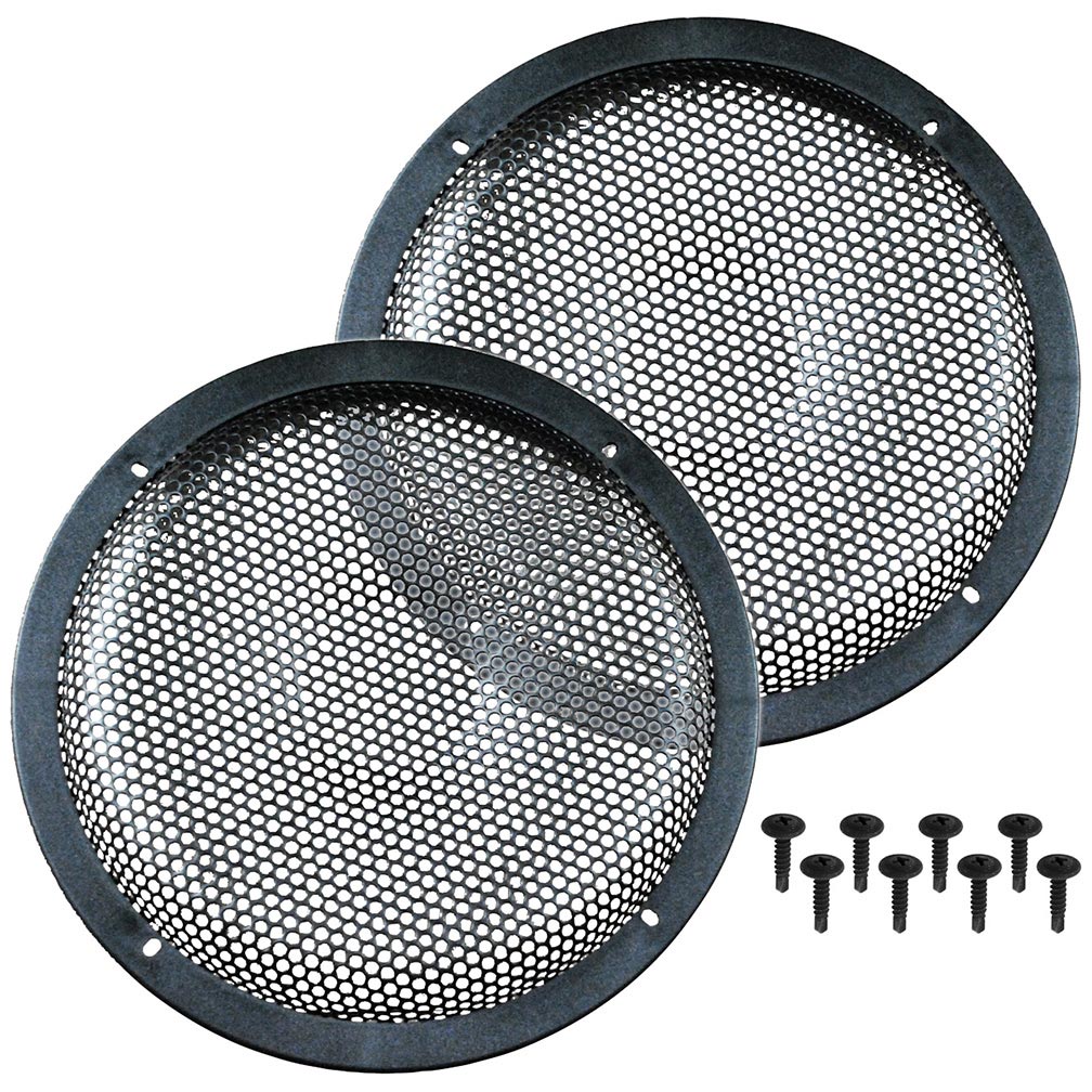 Qpower 12-Inch Black Metal Woofer Grills Kit - Pack of 20 - View 1