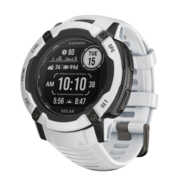 Garmin 010-02805-14 Instinct 2x Solar Smart Watch (whitestone)