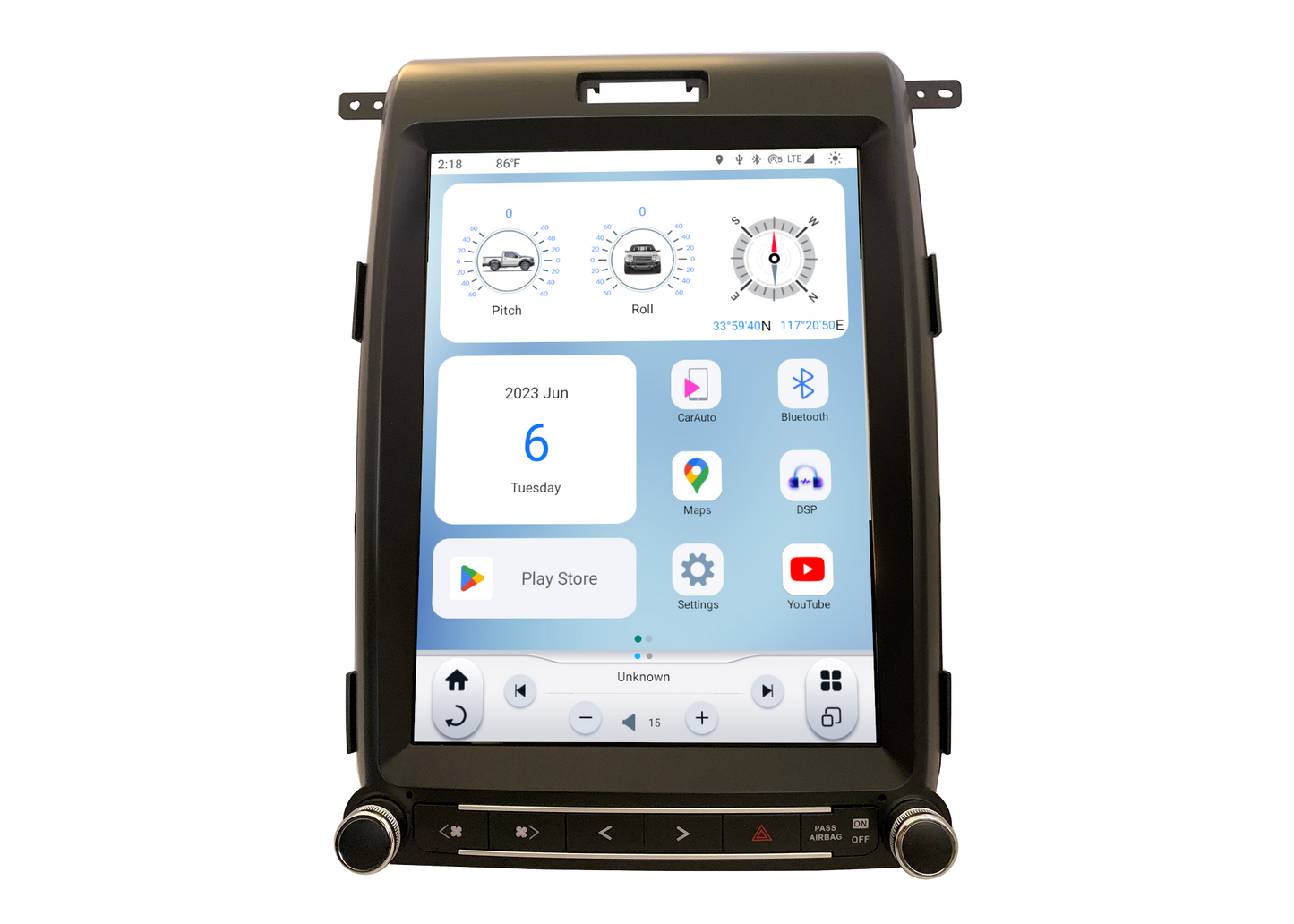 Linkswell Gen 5 T-Style Radio for Ford F-Series (2009-2014)  TS-FDOP12-1RR-5S (SDEOL)