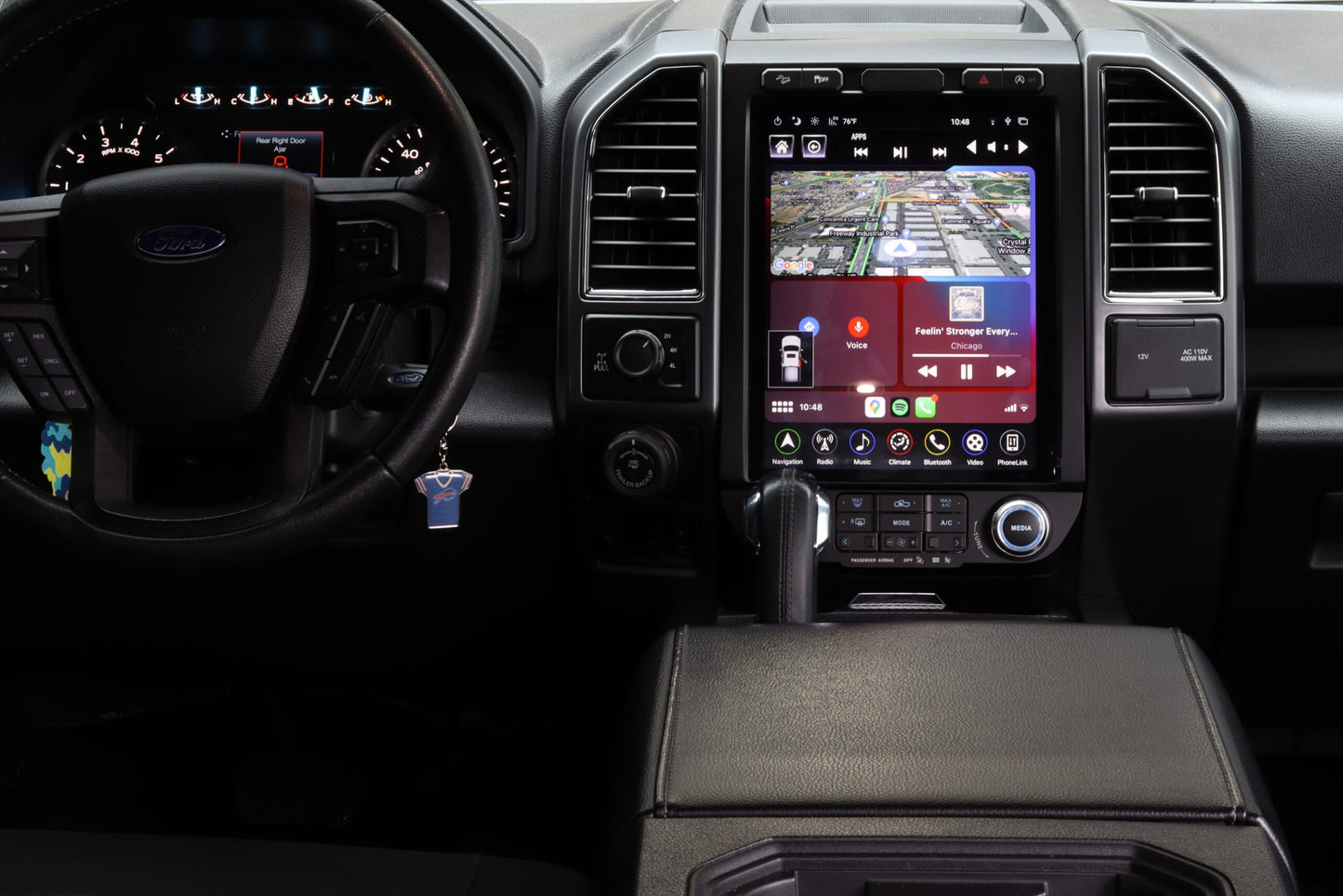 Linkswell Gen 5 T-Style Radio for Ford Expedition (2018-2021) TS-FDED12-1AK-5S - View 3