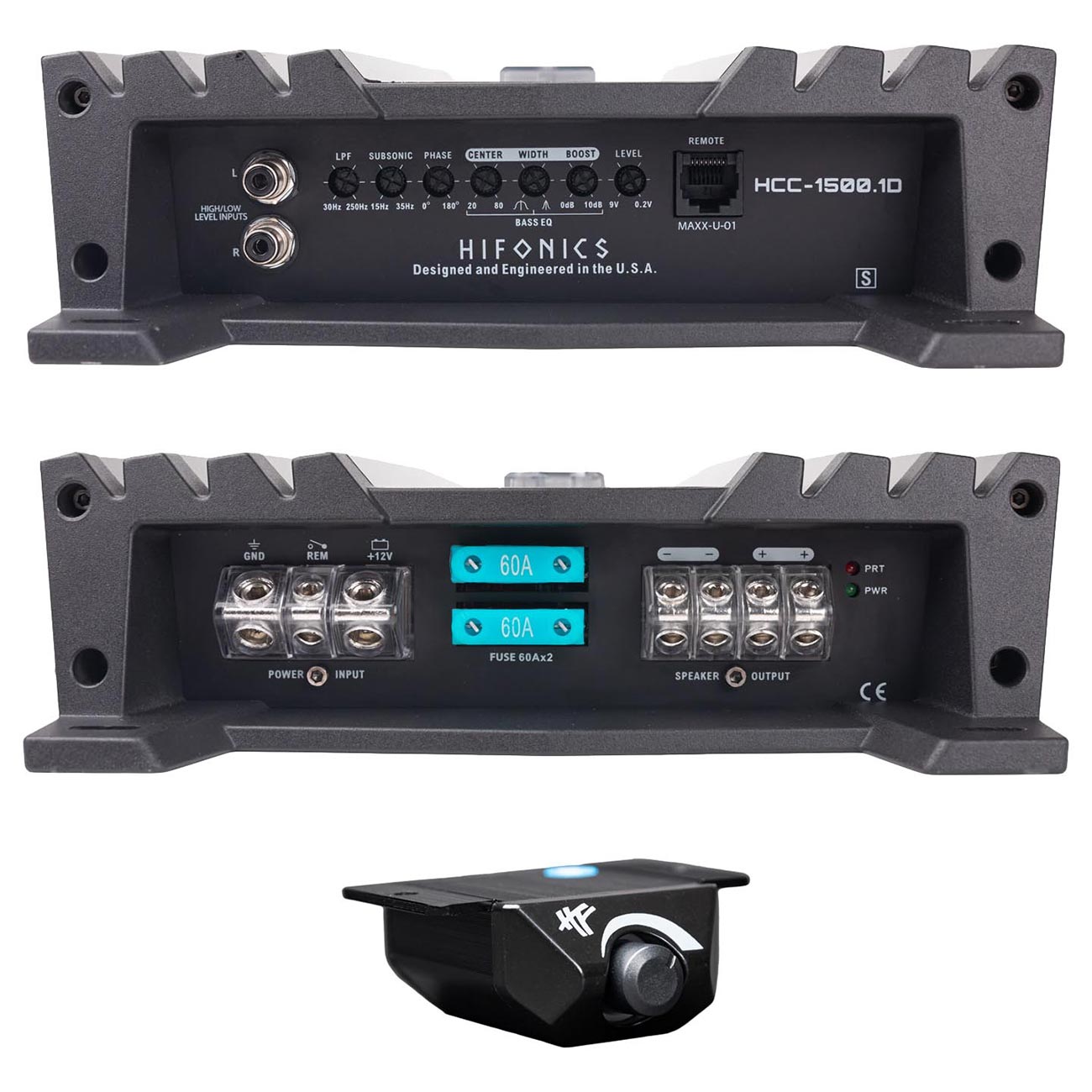 Hifonics Monoblock Colossus Amplifier HCC15001D - 1500 Watts Power Amplifier for - View 3