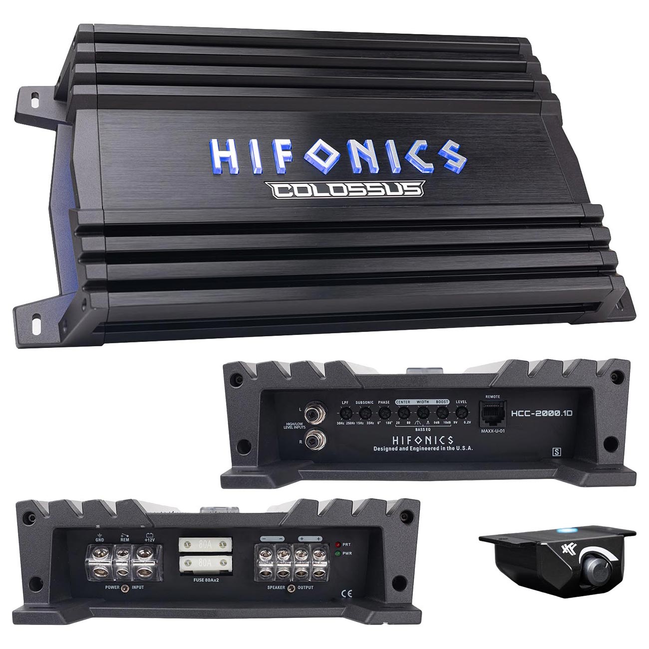 Hifonics Monoblock Colossus Amplifier 2500 Watts HCC25001D - View 1