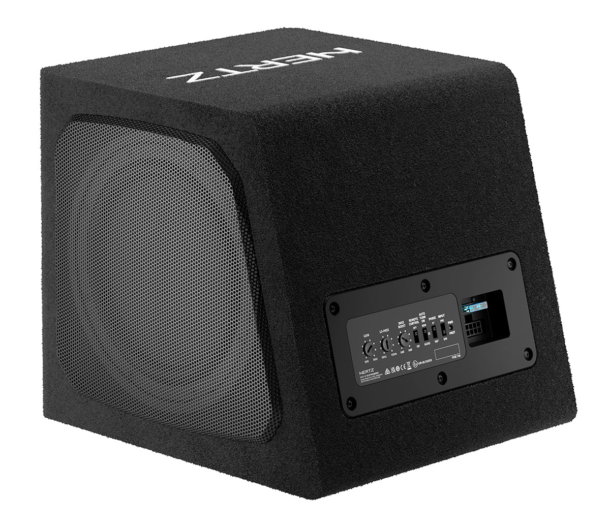 Hertz DBA 201 200 (8) mm (in.) | 440 W | 0.4 Ohm | Active subwoofer box with double passive radiators