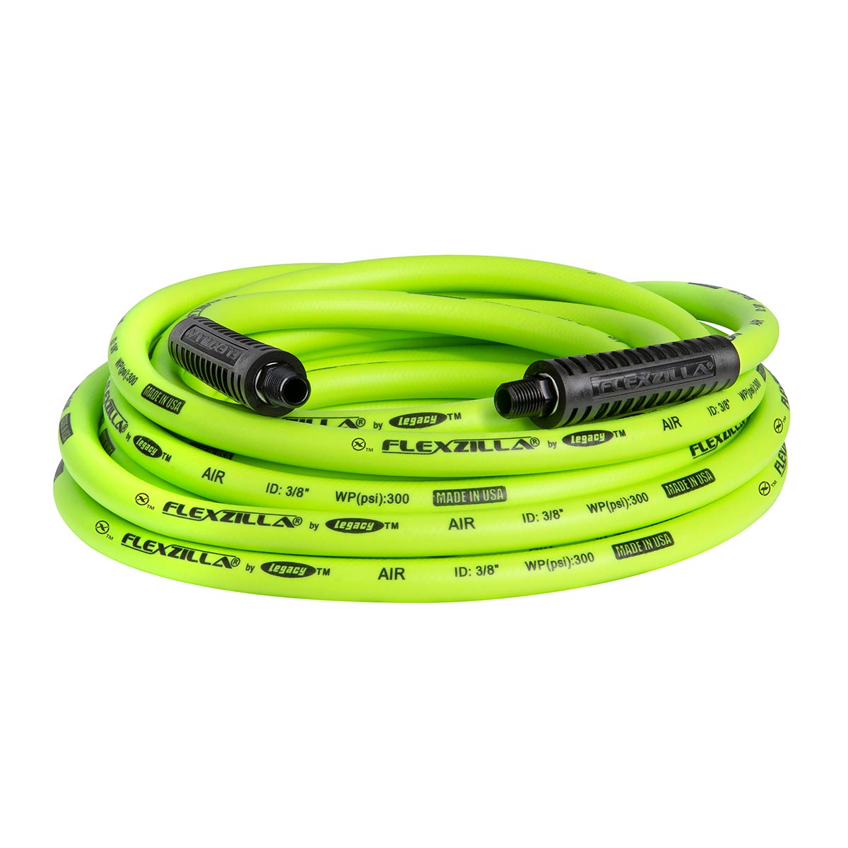 Flexzilla Heavy-Duty Lightweight Air Hose 3/8 in. x 25 ft. - HFZ3825YW2