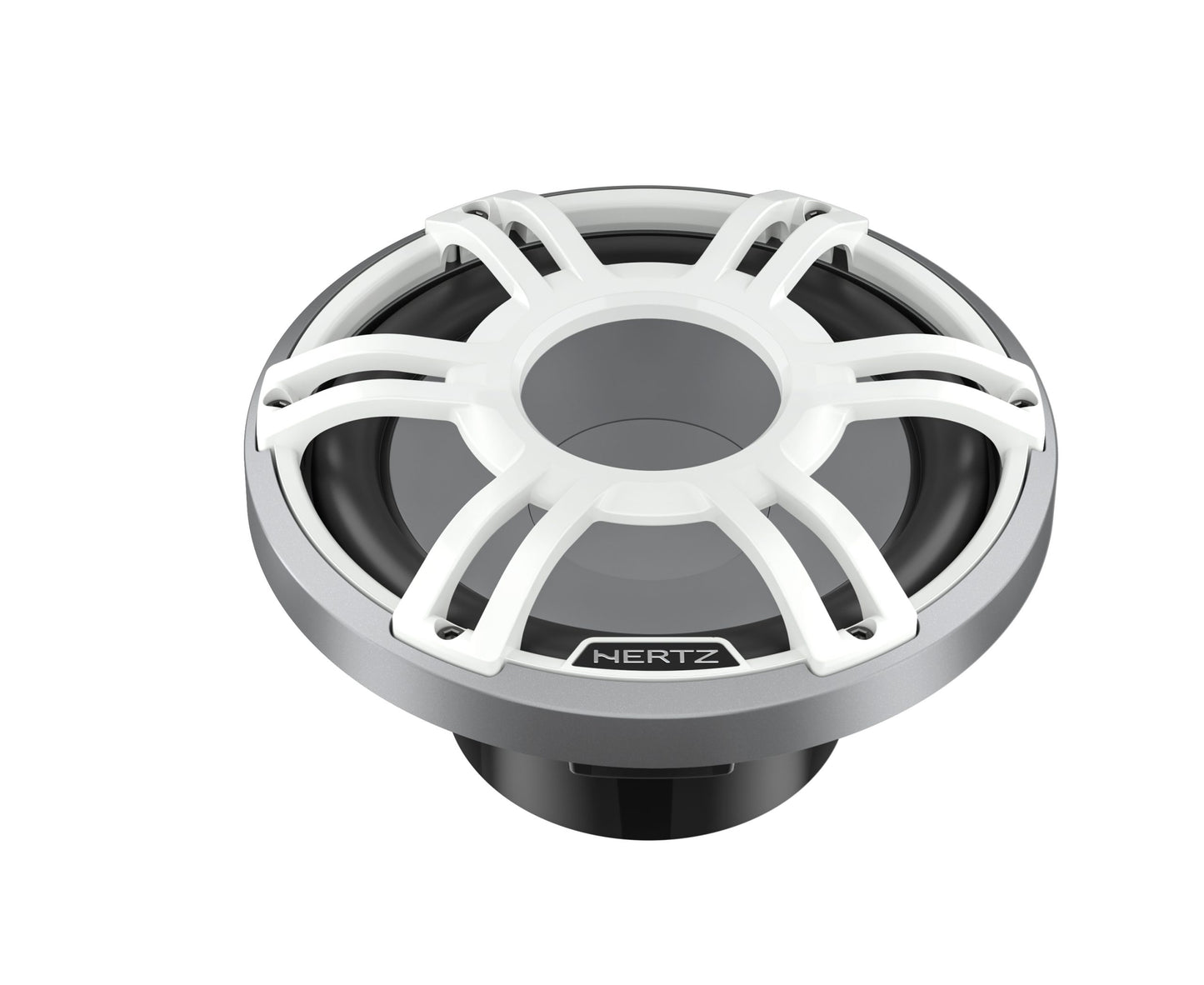 Hertz HMS 10 S4-LD-SW 10" White Marine Sport RGB LED Subwoofer