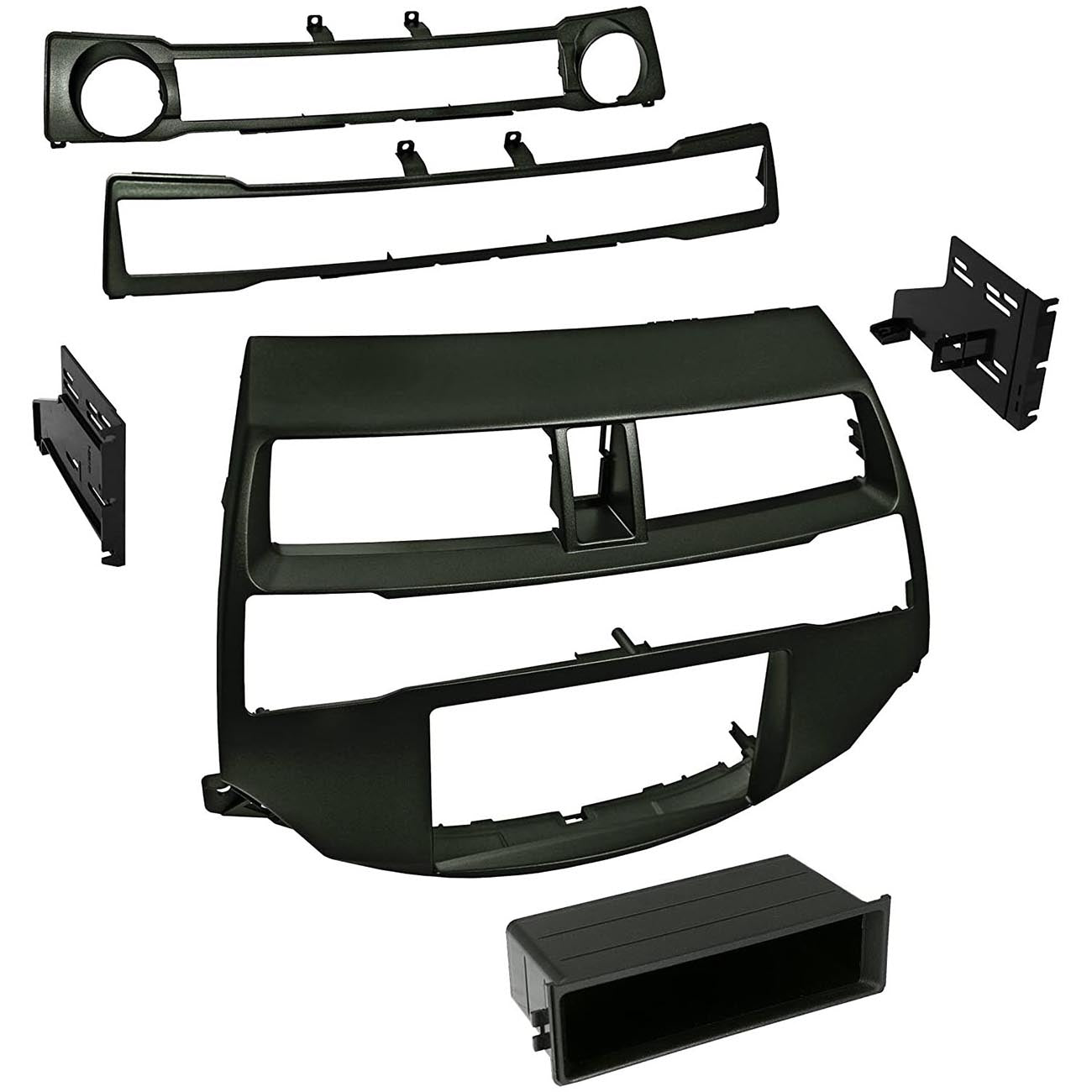 American International AI - Installation Kit for Honda Accord '08-'12 and Crosstour '10-'12 - Gun Metallic