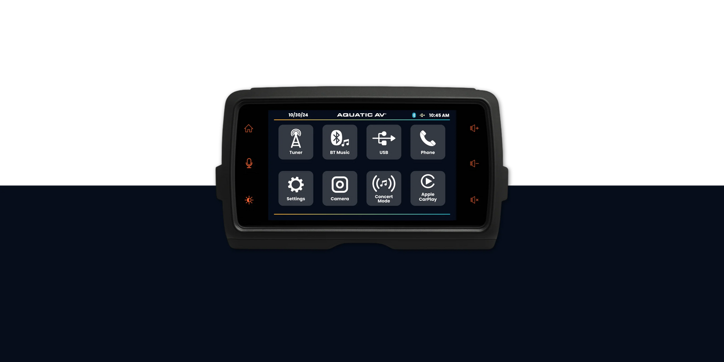 Aquatic AV HR400 Harley Head Unit Stereo with Car Play