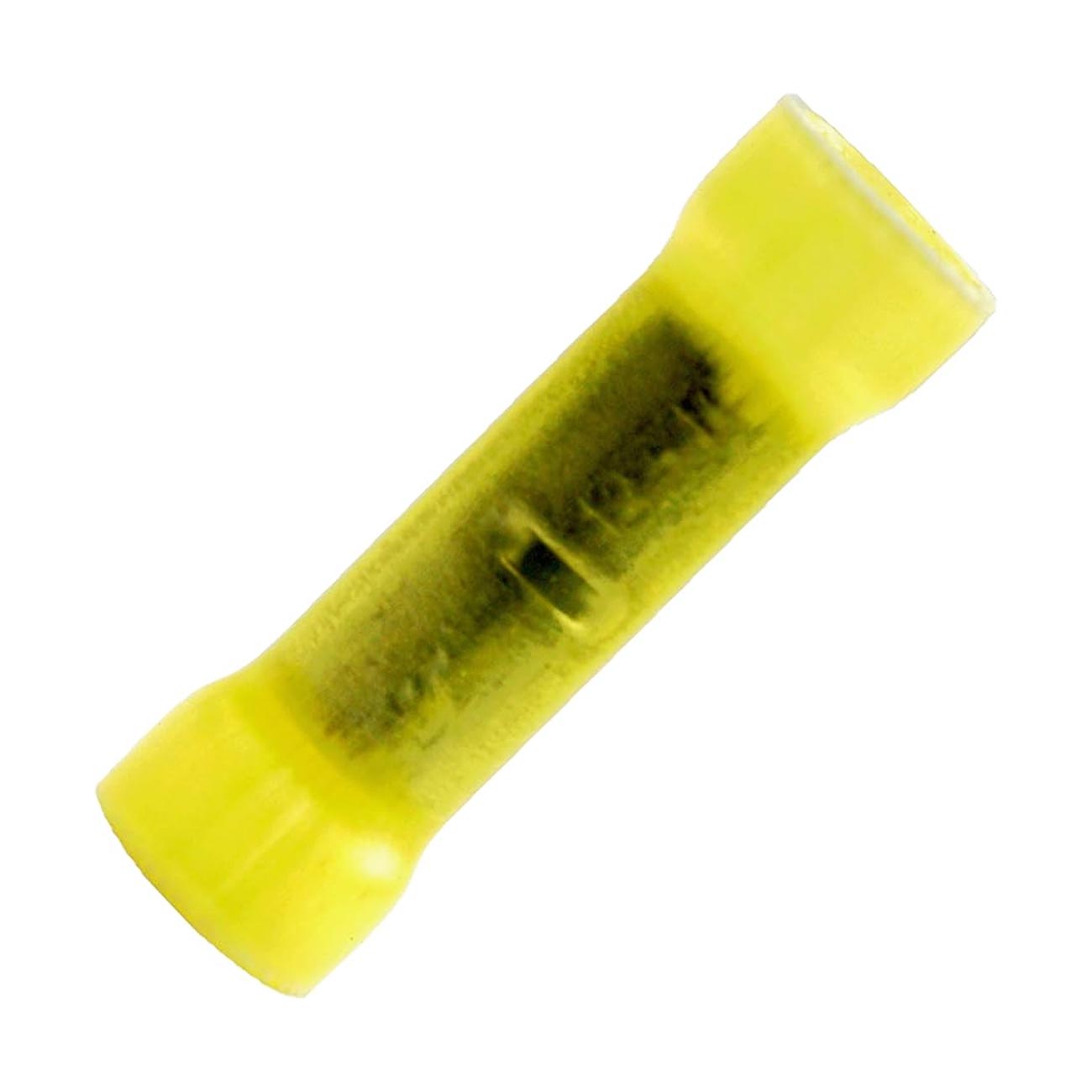 Xscorpion Heat Shrink Butt Connectors 10/12 Gauge - Yellow, Pack of 50