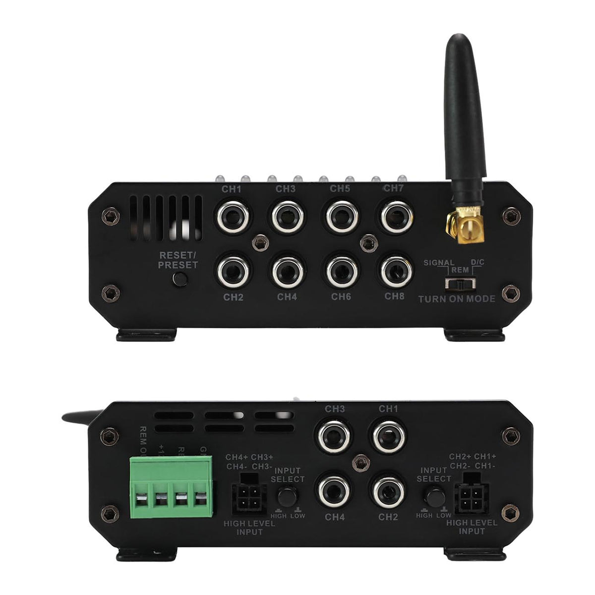Hifonics HSP48DSP Digital Signal Processor with 31-Band Parametric EQ and Bluetooth