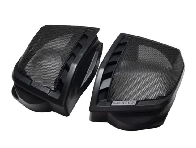 Hertz 6x9" Cut-In Saddle Bag Lid Kit For 14-23 Harley w/ SX690 6x9" Speakers: HD14H6X9