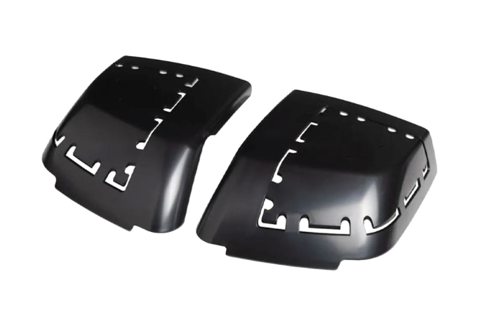 Hertz 6x9" Cut-In Saddle Bag Lid Kit For 14-23 Harley w/ SX690 6x9" Speakers: HD14H6X9