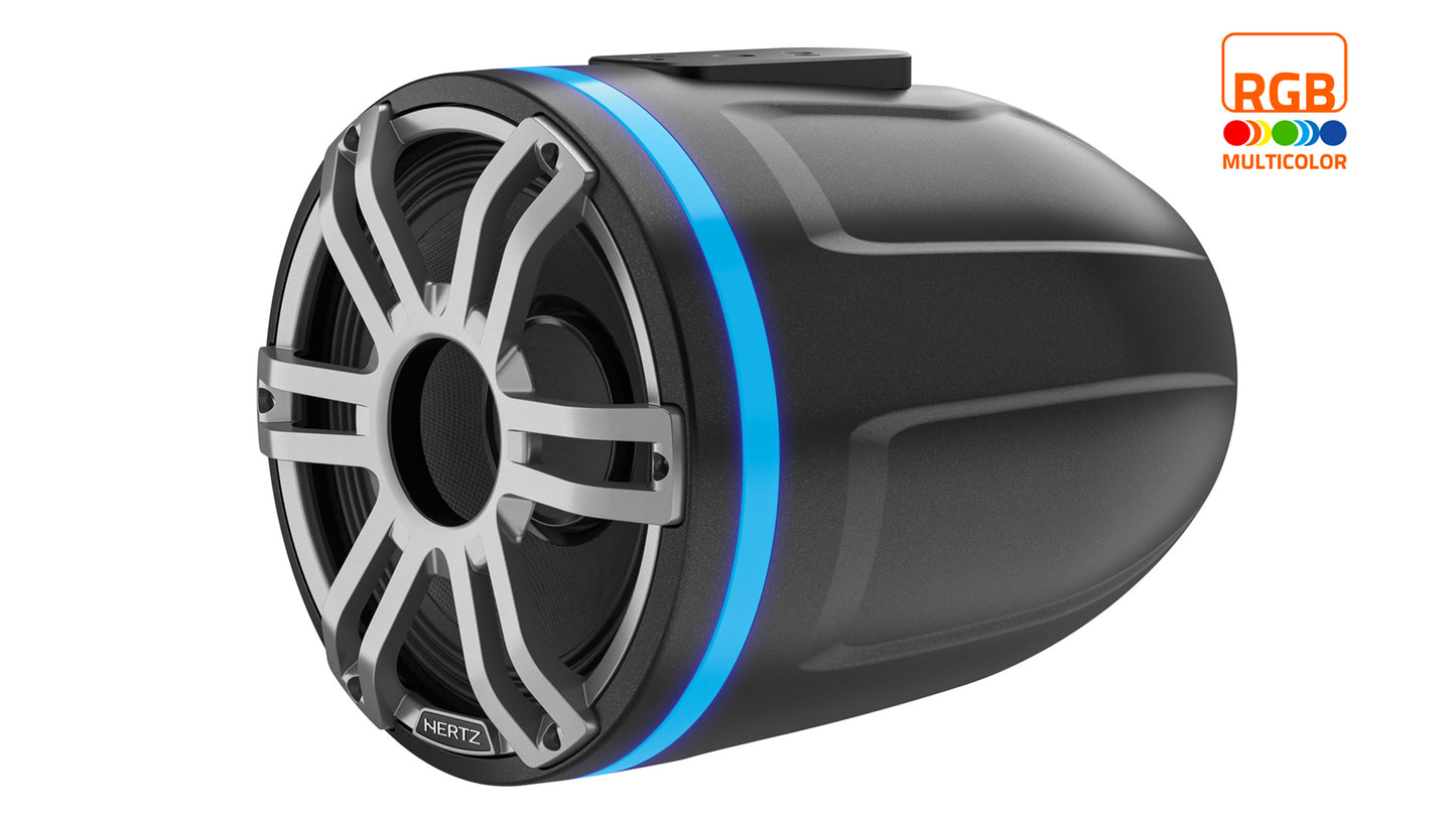 Hertz HTX 8H S-FL-G - 200 (8) mm (in.) | 288 (11.34) mm (in.) | Led Flat Common Motor Tower | 400 W | 4 Ohm