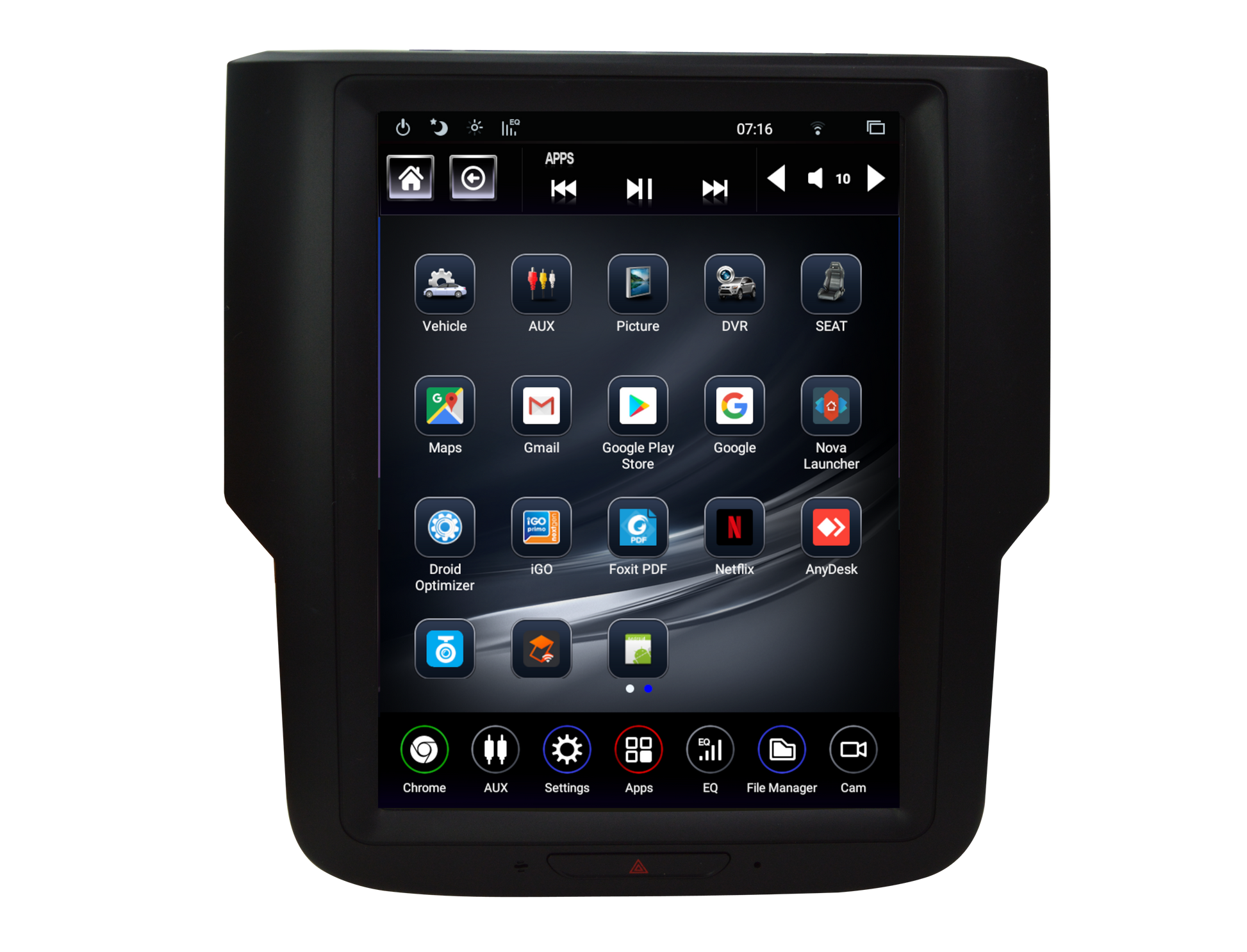 Linkswell 2014-2018 DODGE RAM / 2019-2024 CLASSIC DODGE RAM GENERATION 5 T-STYLE RADIO (Factory Rework) - View 2