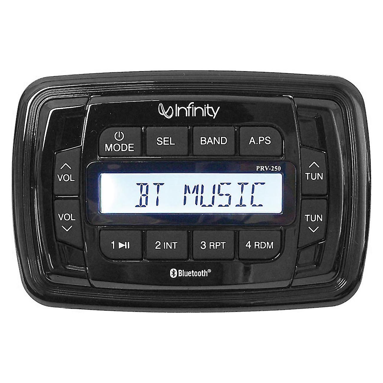 PROSPEC Infinity Marine AM/FM Mechless Radio with Bluetooth - Model PRV250