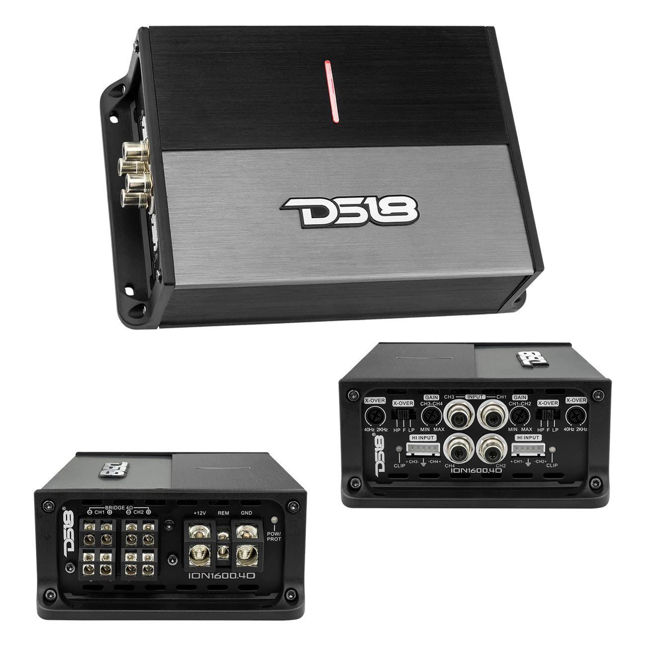 DS18 ION Compact 4-Channel Amplifier - 800W RMS / 4800W Max