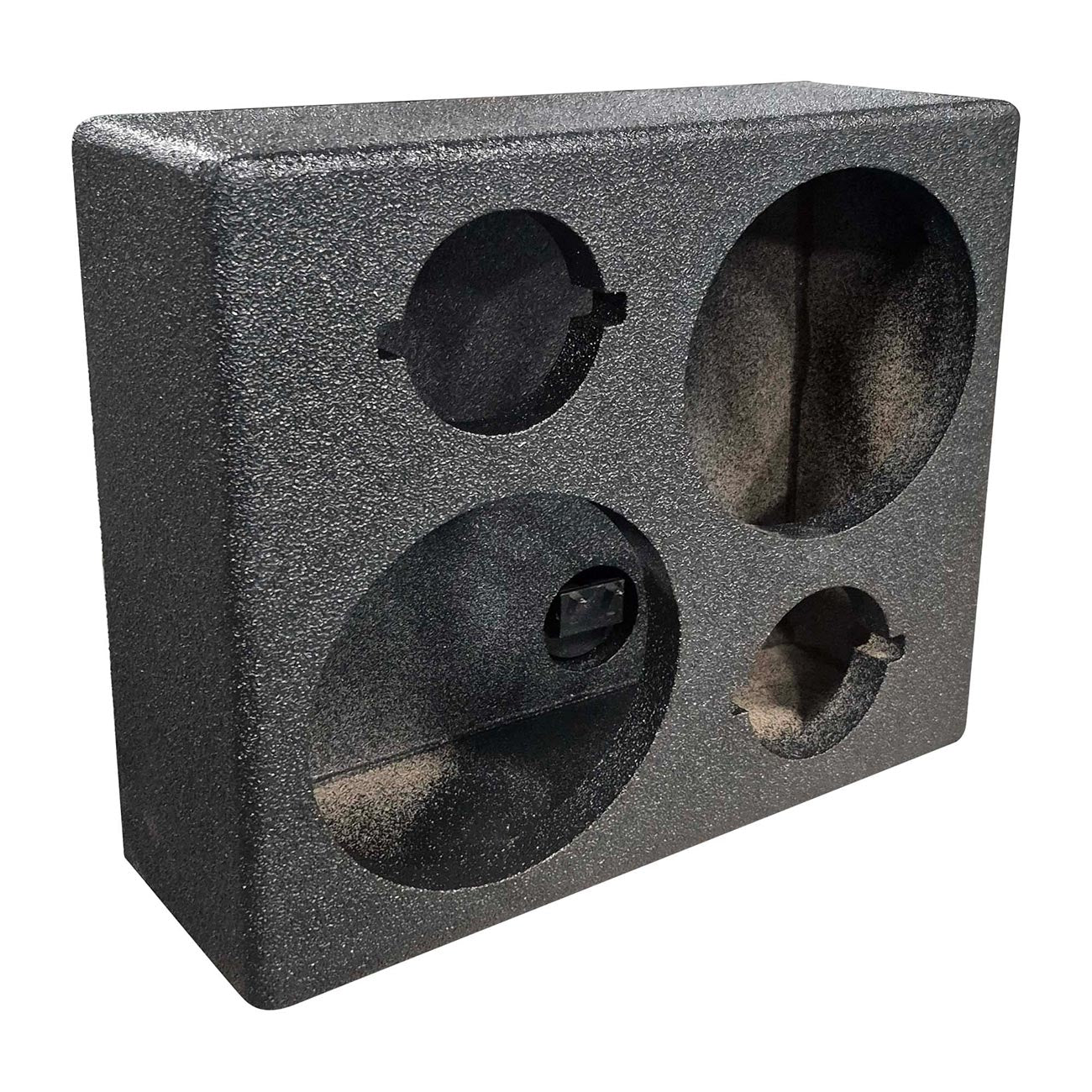 AUDIOPIPEMAP Universal Dual 6.5-Inch Speaker and Dual Tweeter Enclosure Box