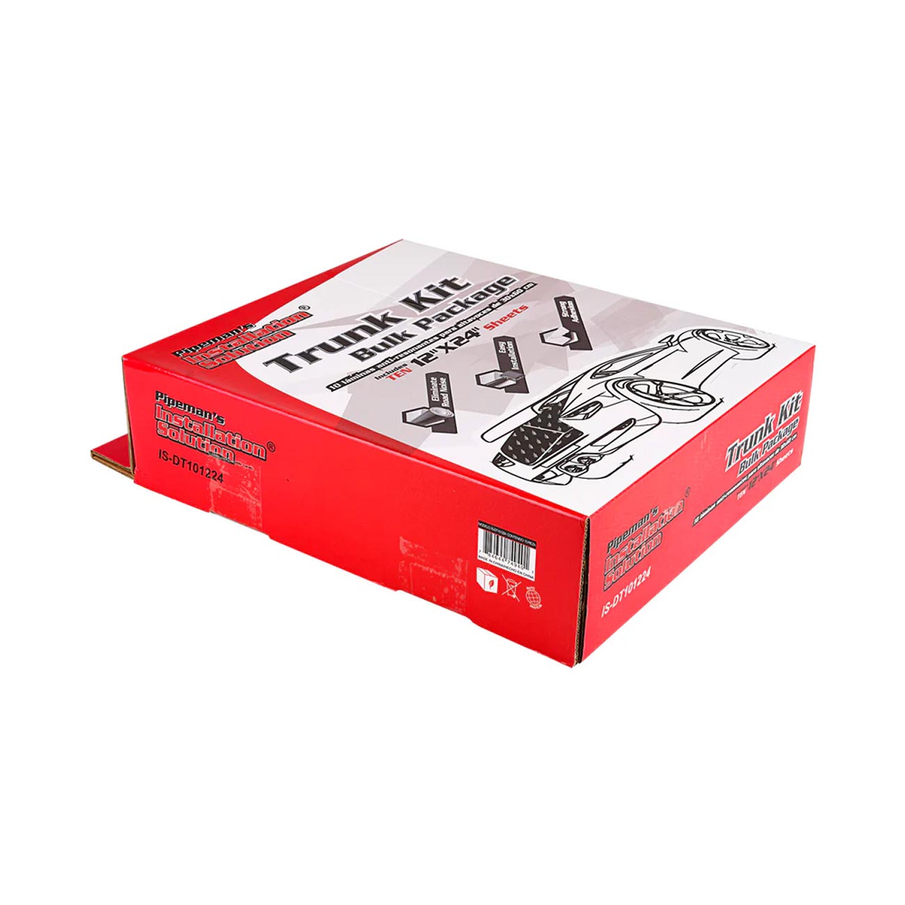 Nippon Installation Solution Sound Dampening Mat Trunk Kit (10 Sheets, 12" x 24")