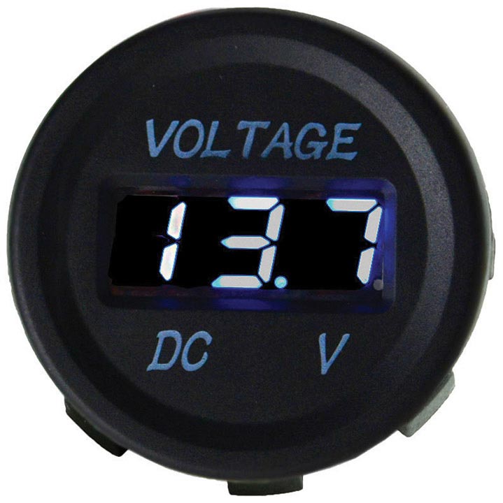 Nippon LED Digital 12-24 Volt Meter - Reliable Voltage Monitoring