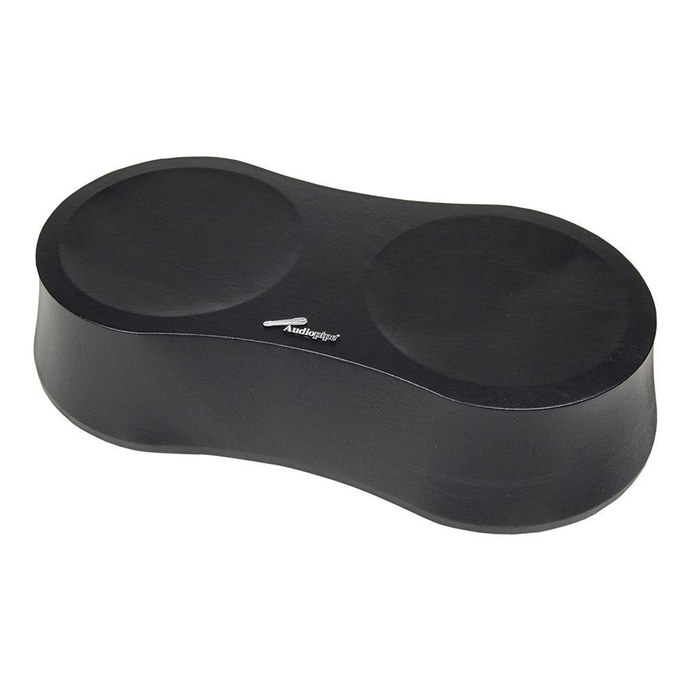 Nippon Pipeman Dual 8-Inch Rear Deck Wood Speaker Pod, Black