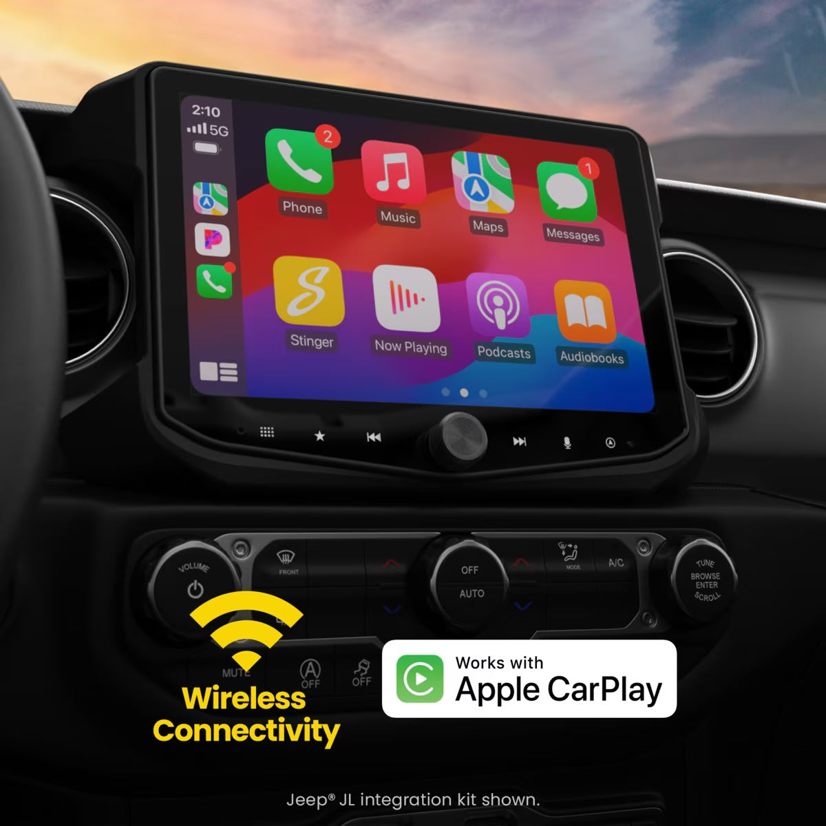 Stinger IX210 10.1-inch FLOATING MULTIMEDIA INFOTAINMENT DISPLAY SYSTEM