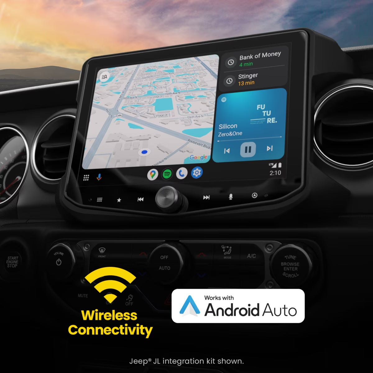 Stinger IX210 10.1-inch FLOATING MULTIMEDIA INFOTAINMENT DISPLAY SYSTEM