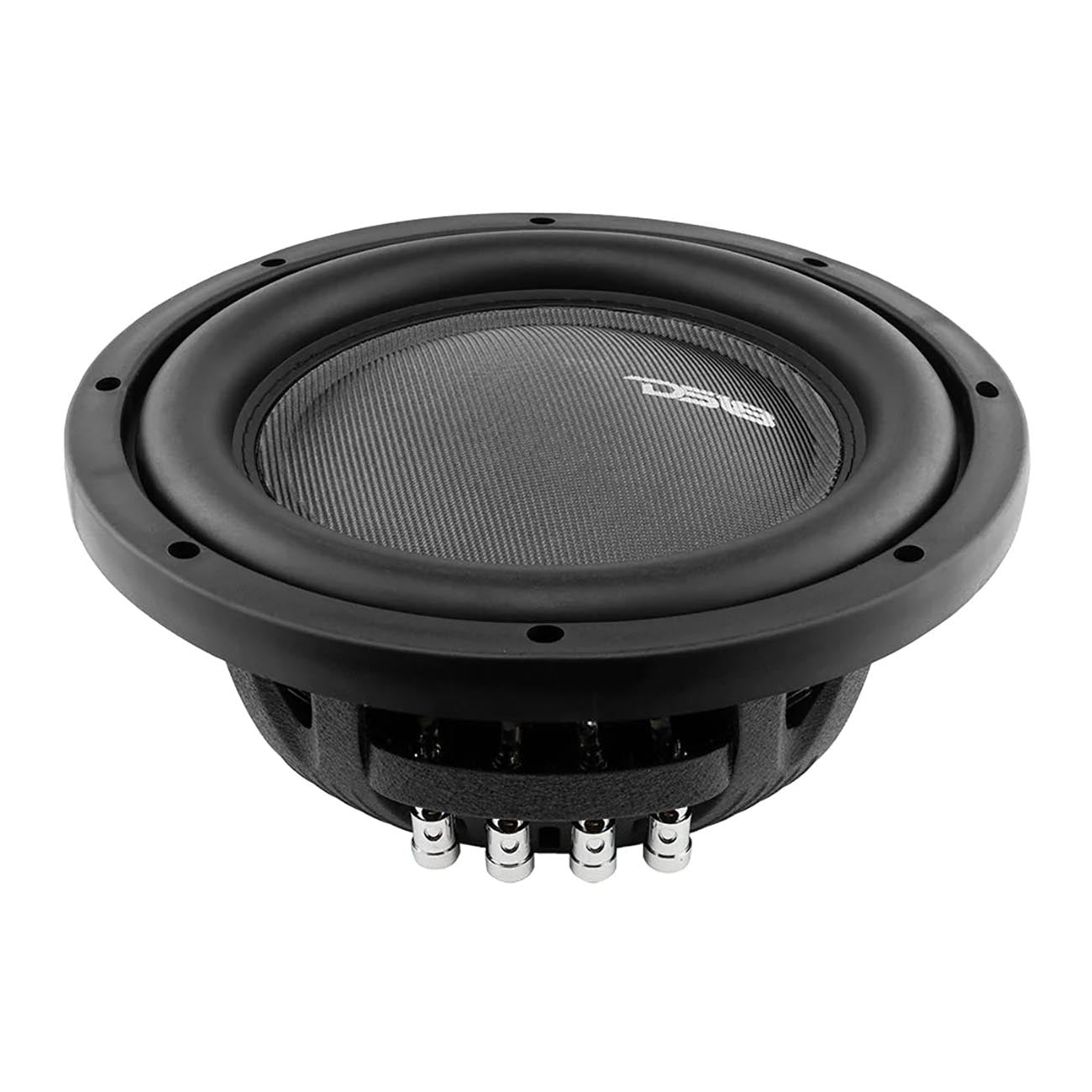 DS18 IXS Shallow 10-Inch Dual Voice Coil Subwoofer - 4 Ohm, 1200 Watts