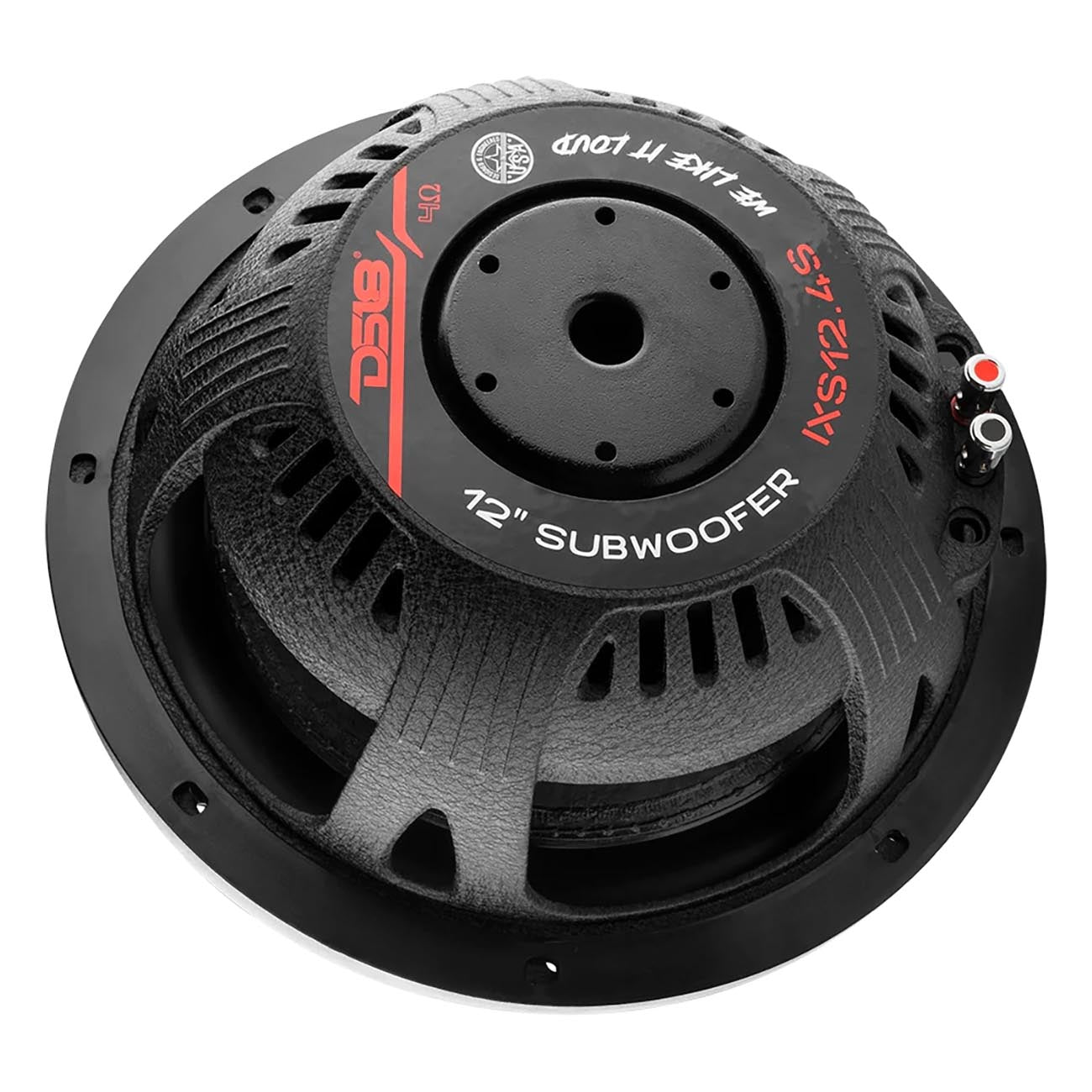 DS18 12-Inch Shallow Mount Woofer with 800W RMS Power - Model IX S124S