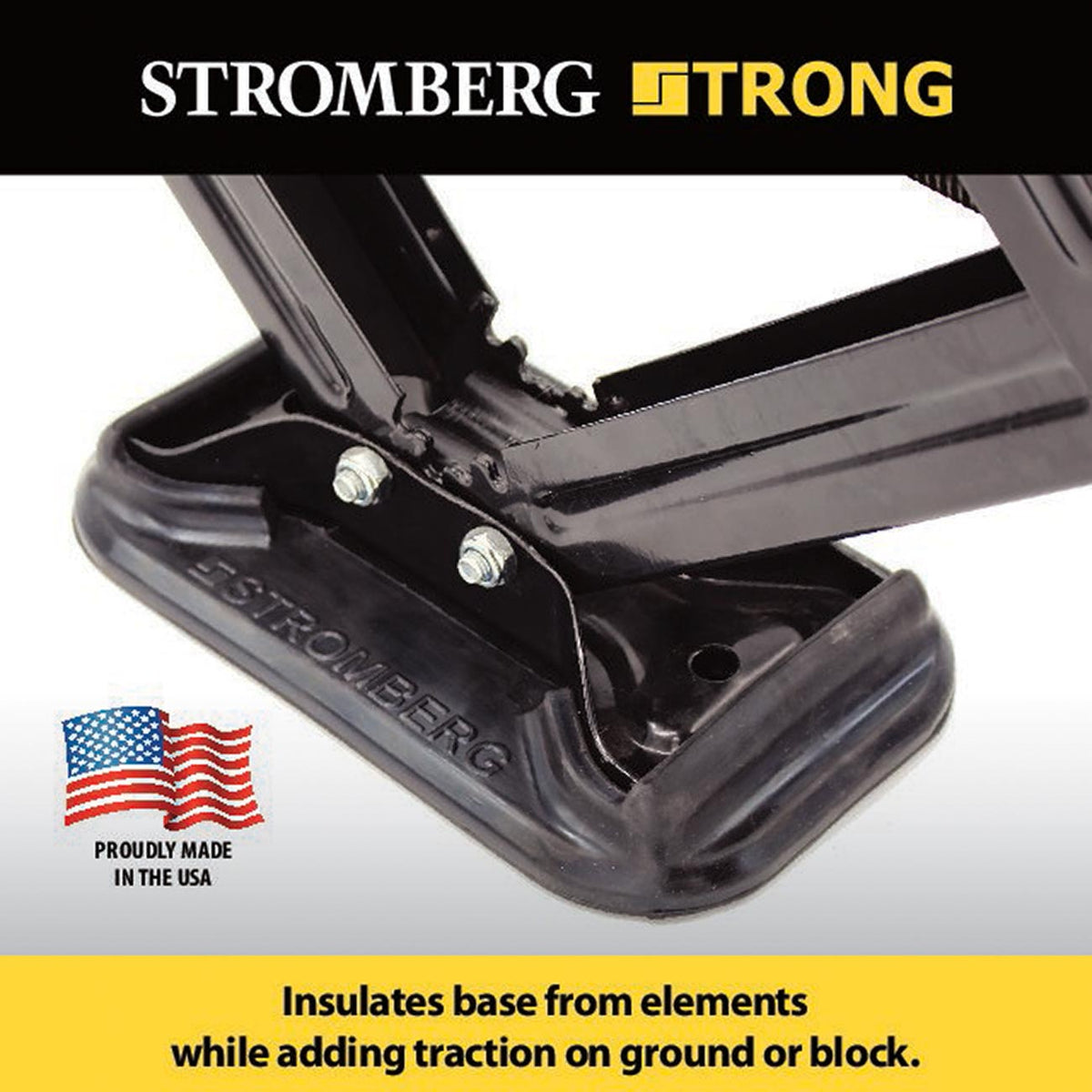 Stromberg EPDM Rubber Scissor Jack Shoes, 2-Pack