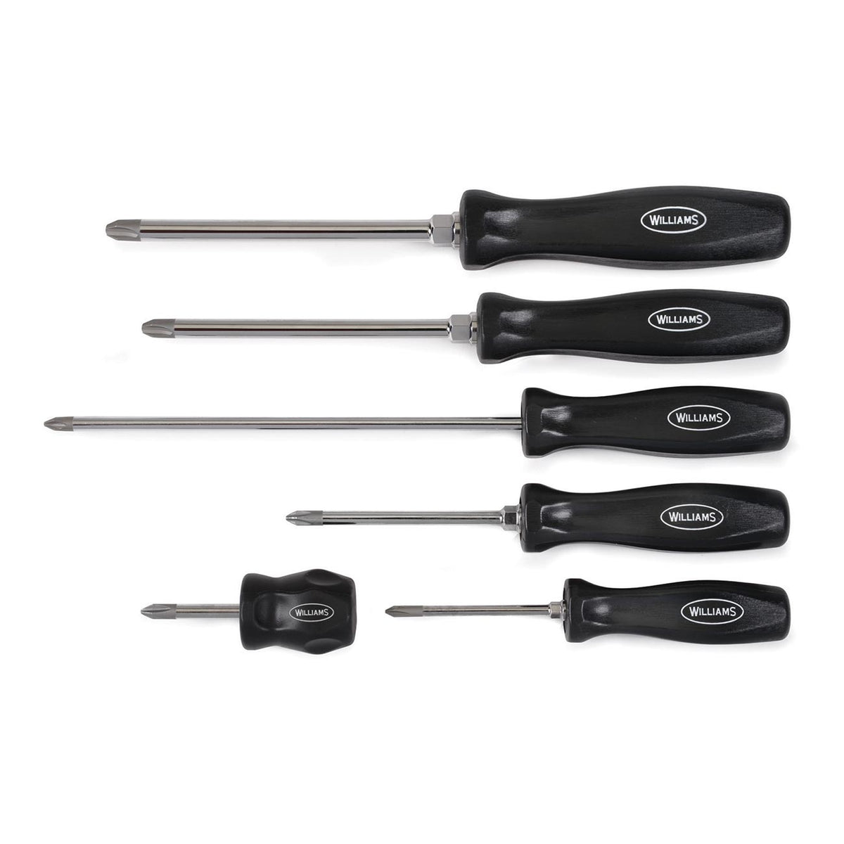 Williams JHW100P6PD Endurogrip Phillips Screwdriver Set, 6-Piece