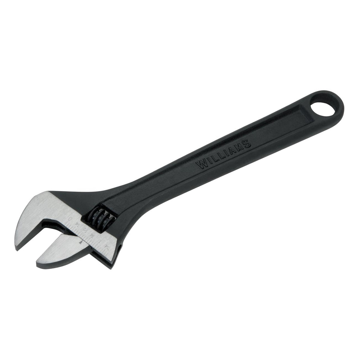Williams JHW13606A 6-Inch Adjustable Wrench with Black Phosphate Finish