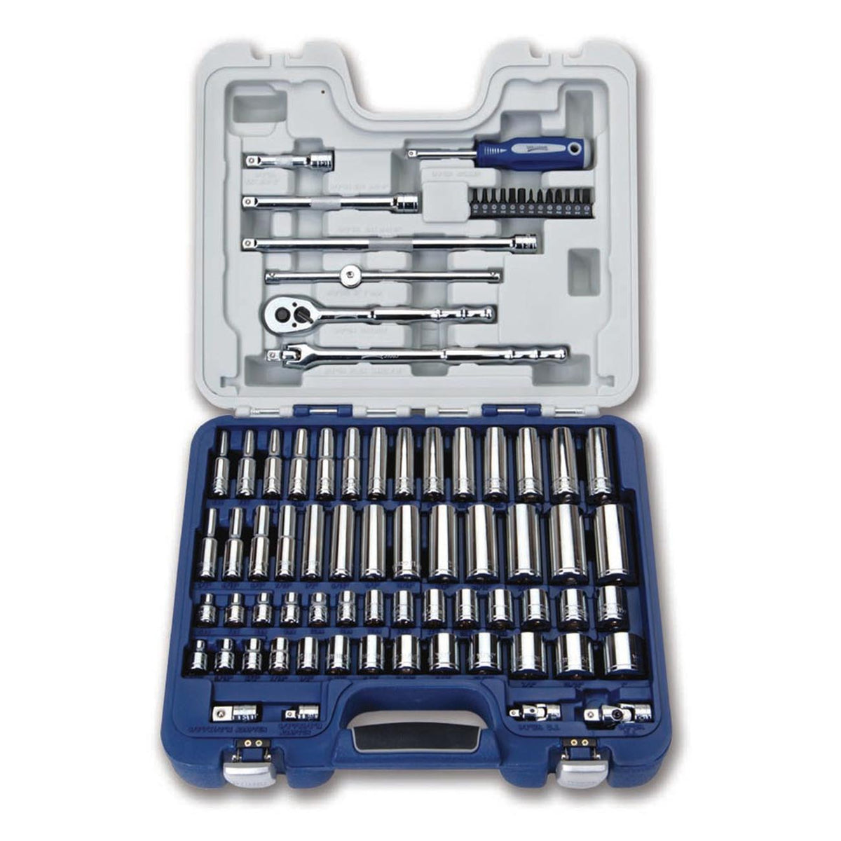Williams JHW50607B 3/8-Inch Drive SAE/Metric Deluxe Socket and Tool Set, 79-Piece