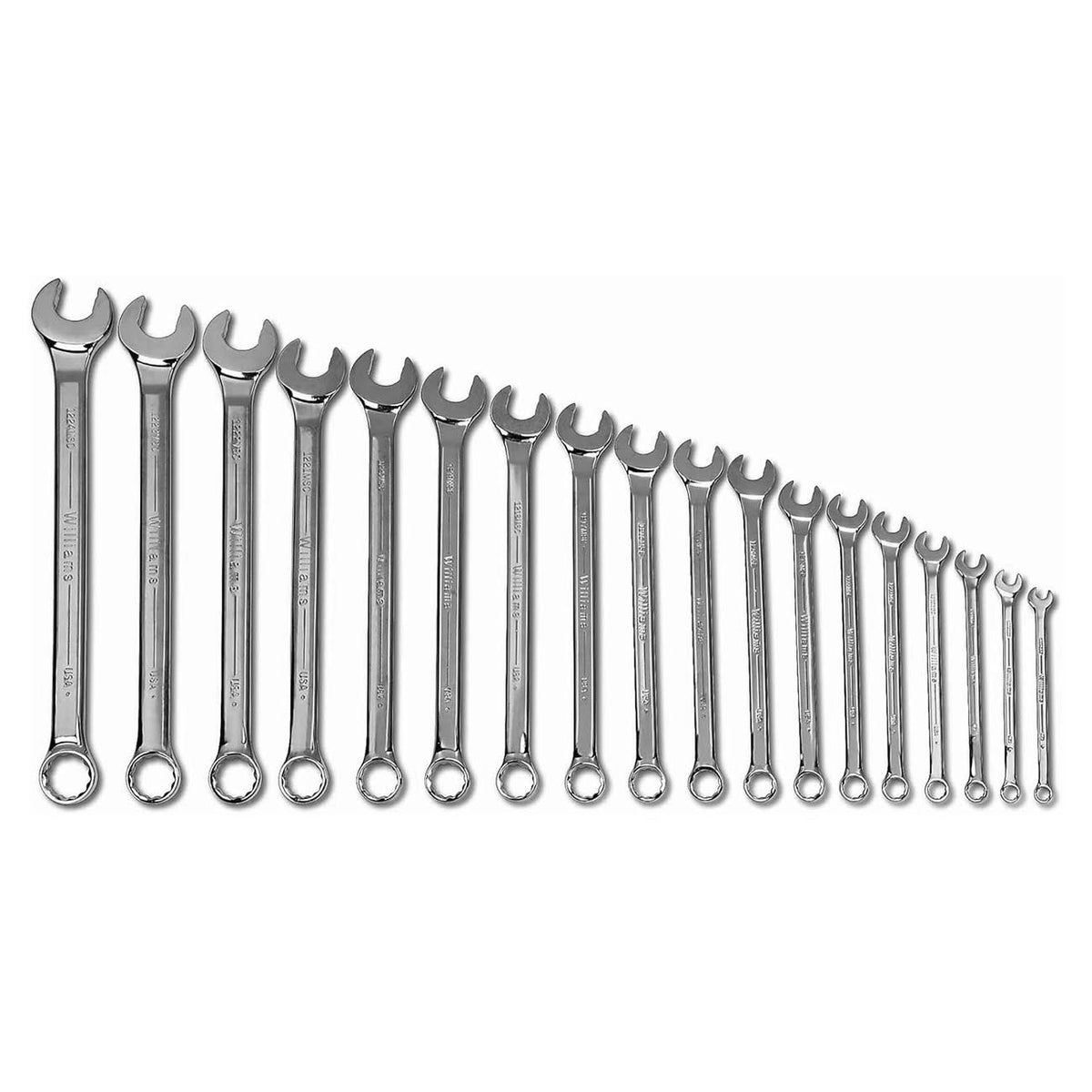 Williams 18-Piece Metric Combination Wrench Set