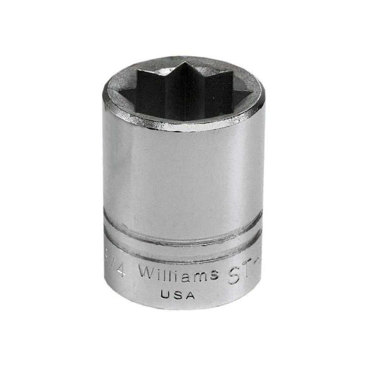 Williams JHWST824 3/4-Inch Shallow 1/2-Inch Drive 8-Point Socket