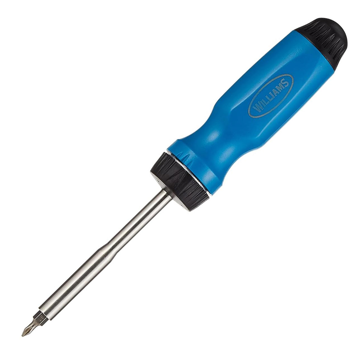 Williams Ratcheting Screwdriver with 5 1/4-Inch Hex Shank Bits