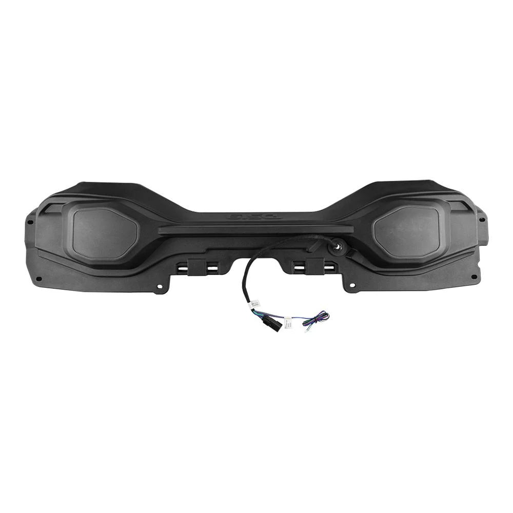 DS18 Overhead Bar System for JK/JKU Jeeps - Black with (2) 8-Inch Speakers and Tweeters
