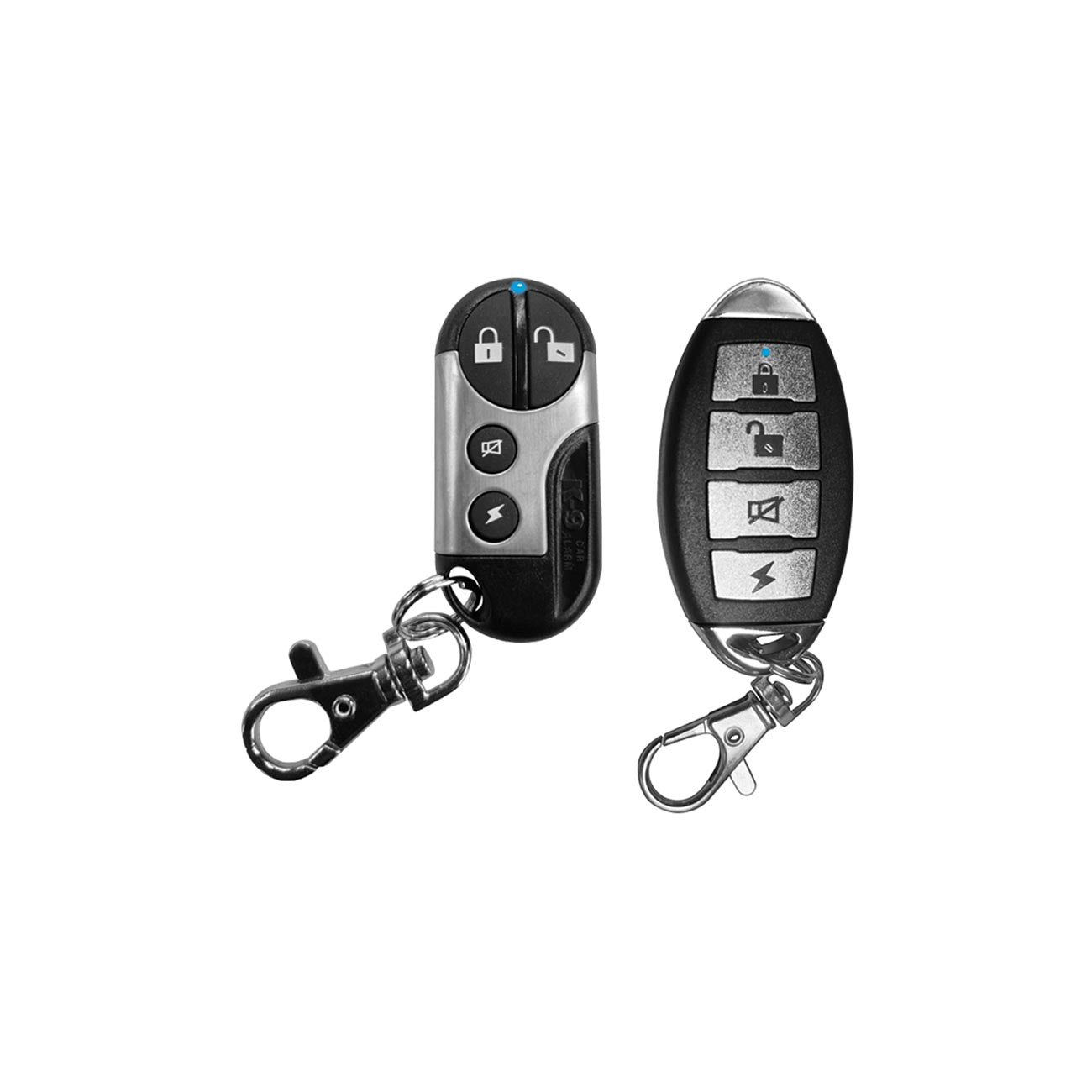 Excalibur Alarms Omega TMUNDIALSSX K-9 Car Alarm and Keyless Entry System with Two 4-Button Remote Transmitters