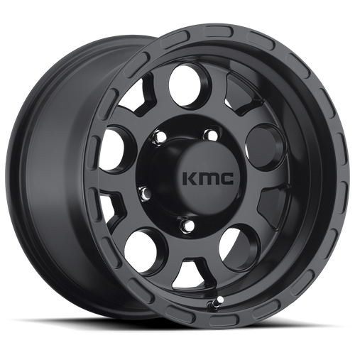 KMC KM522 Enduro Matte Black Wheel, 18x9, 5x5 Bolt Pattern, 0mm Offset