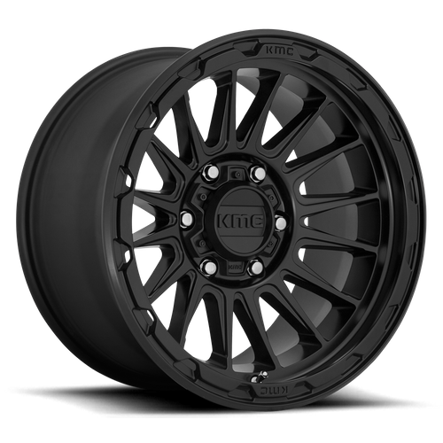 KMC KM542 Impact 18x9 Satin Black Wheel, 5x127 Bolt Pattern, 18mm Offset