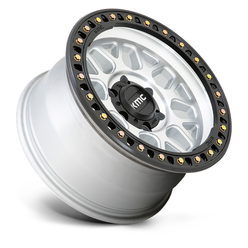 KMC KM549 GRS 18x9 6x5.5-Inch -12 Offset Machined Wheel with Satin Black Lip