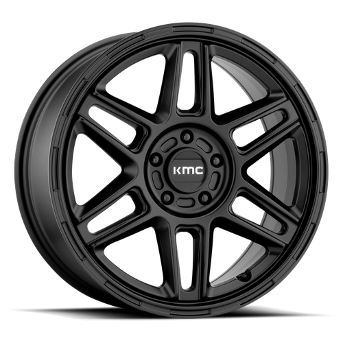 KMC KM716 Nomad 18x8 Satin Black Wheel, 5x110 Bolt Pattern, 38mm Offset